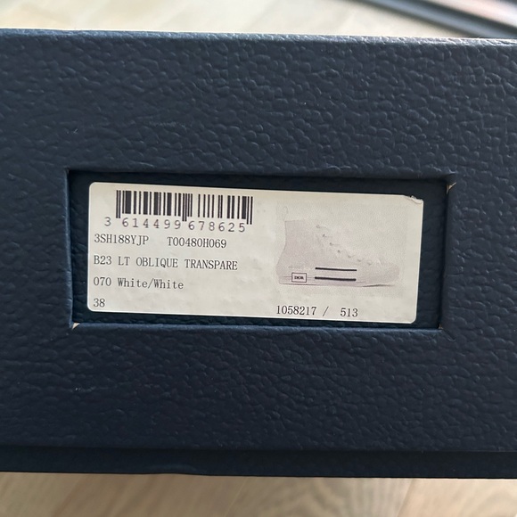 White Dior B23 Oblique Canvas - Picture 11 of 11